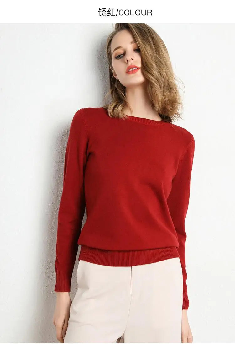 Maglia in lana merinos e microfibra, girocollo, regular fit, ideale per la Primavera e l'Autunno