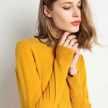 Maglia in lana merinos e microfibra, girocollo, regular fit, ideale per la Primavera e l'Autunno