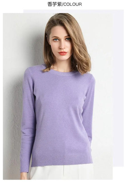 Maglia in lana merinos e microfibra, girocollo, regular fit, ideale per la Primavera e l'Autunno