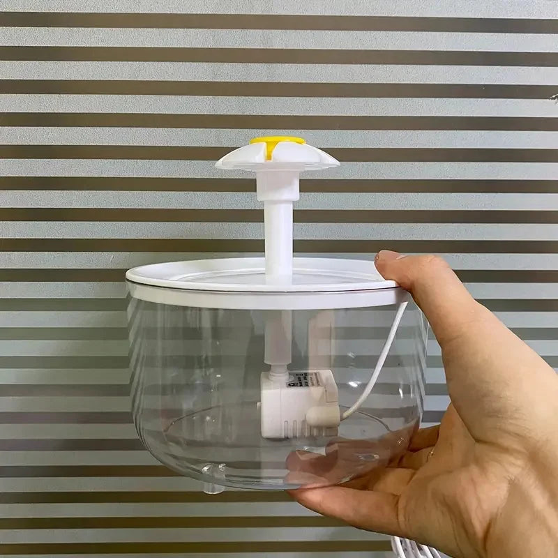 USB Electric Mute 1L Pet Water Fountain Automatic Cat Drink Bowl Filter Pet Drinking Dispenser Drinker For Cats Water Filter