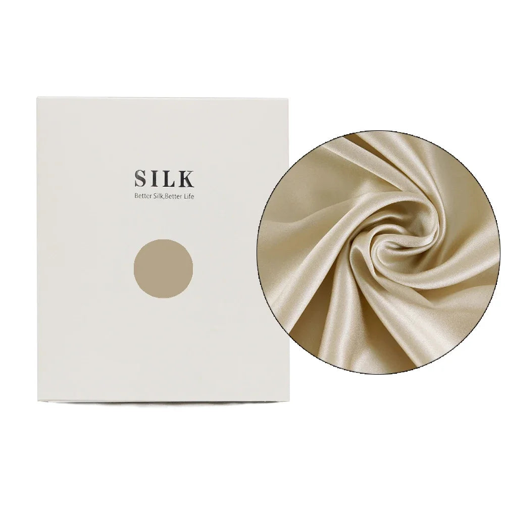 100% Natural Mulberry Silk Pillowcase with Hidden Zipper Double Sided Pure Silk Pillow Case Touch Soft &Cool Suitable for Summer