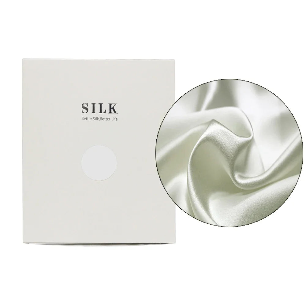 100% Natural Mulberry Silk Pillowcase with Hidden Zipper Double Sided Pure Silk Pillow Case Touch Soft &Cool Suitable for Summer
