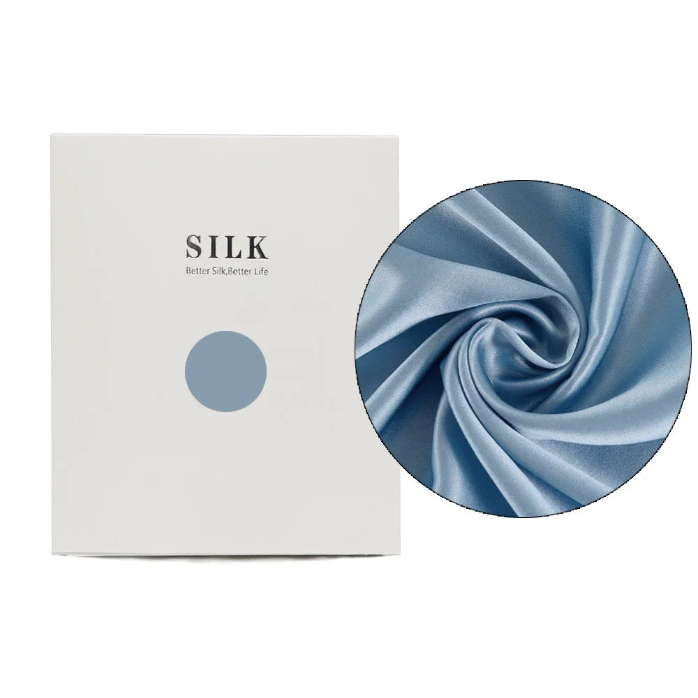 100% Natural Mulberry Silk Pillowcase with Hidden Zipper Double Sided Pure Silk Pillow Case Touch Soft &Cool Suitable for Summer
