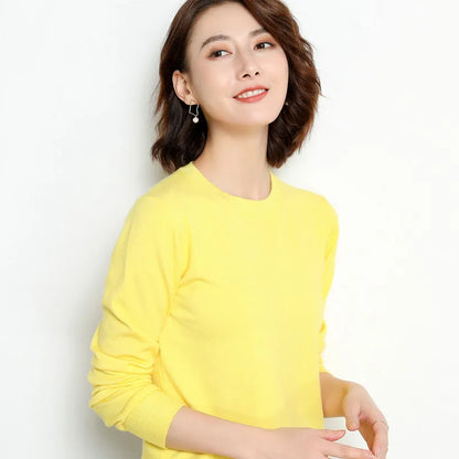 Maglia in lana merinos e microfibra, girocollo, regular fit, ideale per la Primavera e l'Autunno