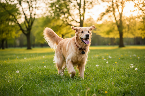Cane con localizzatore